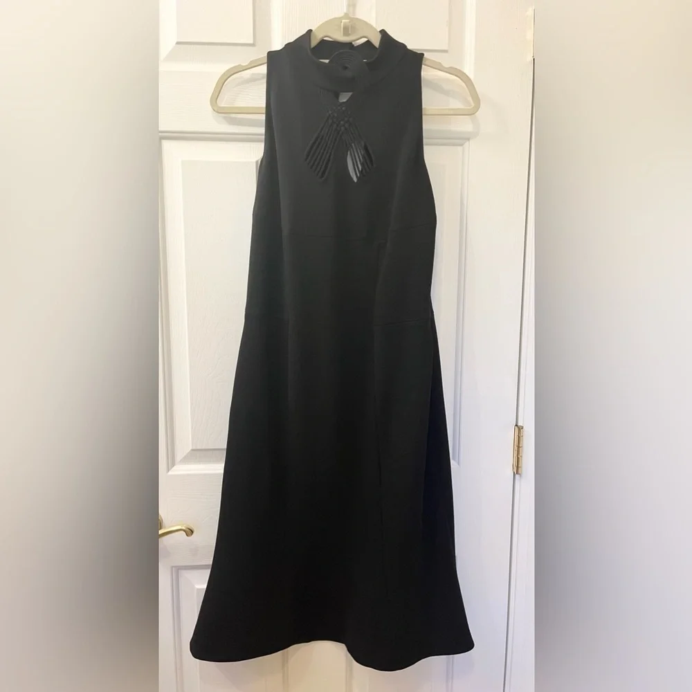 Diane Von Furstenburg Black Sleeveless PC Dress - Picture 1 of 12